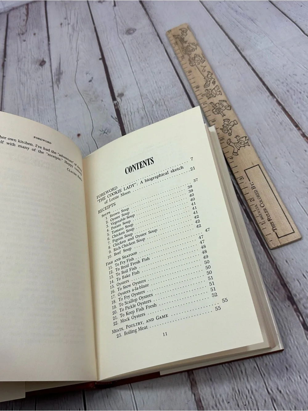 vtg 1969 Lottie Moon Cook Book by Claude Rhea hardcover retro cottagecore rustic